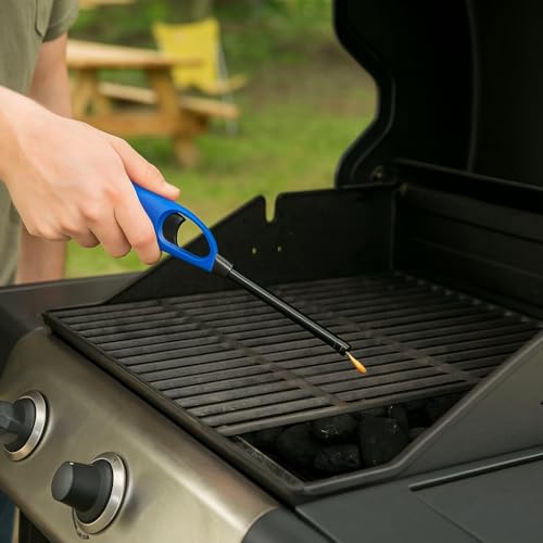 Encendedor multipropósito recargable azul para barbacoa miniatura 3