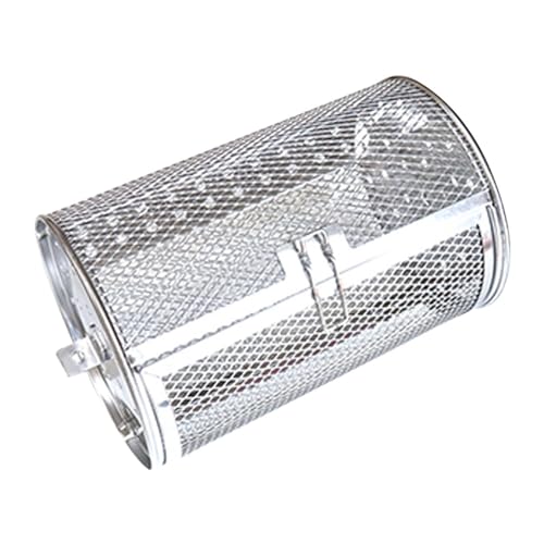 Cesta giratoria - Jaula para hornear en horno eléctrico, tambor de acero inoxidable para horno | Cesta multifuncional horno asado giratorio para maní nueces secas granos de café barbacoa