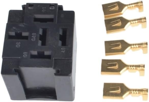 1セット オートリレーソケット 5個ターミナル