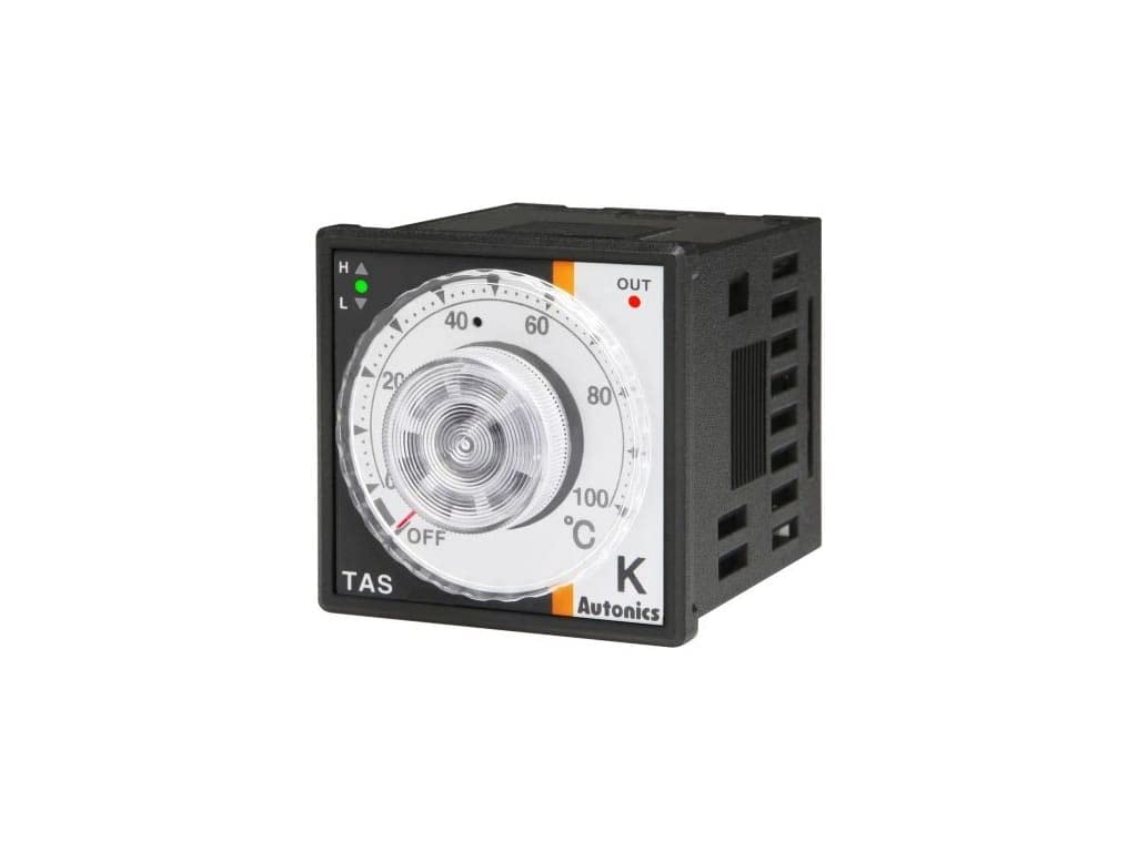 TAS-B4RK6C, Temp Control, 1/16 DIN, Analog, PID Control, Relay Output, K Thermocouple, 600 C, 100-240 VAC