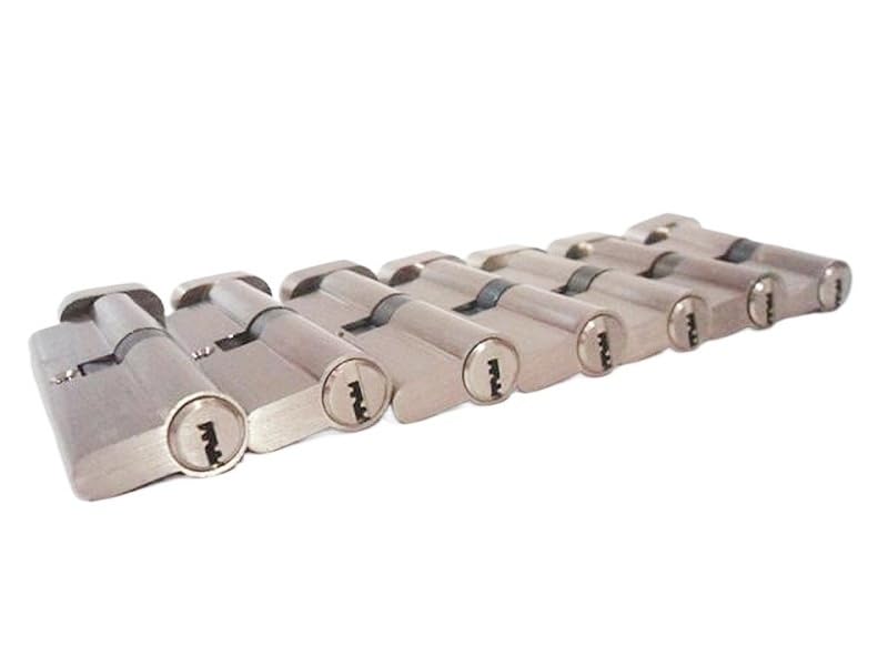 Rdzeń zamka cylindrycznego, Cylinder zamka drzwiowego 55 60 65 70 75 80 85 90 mm, miedziany, wewnętrzny, sypialniany, klamka, mosiężny, zamykany na klucz, 5 kluczy(55mm27.5add27.5)