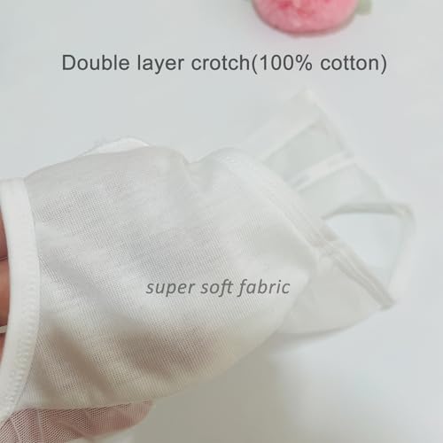 HAVBX Gaff Culotte pour homme Sissy Cachette Slip Crossdressing Tucking Underwear MTF pour femmes trans String à bout de chameau, Blanc transparent, taille unique – vue 2