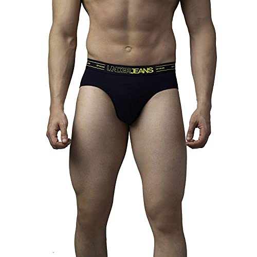 Image of Underjeans Men Cotton Blend Brief - Pack of 2