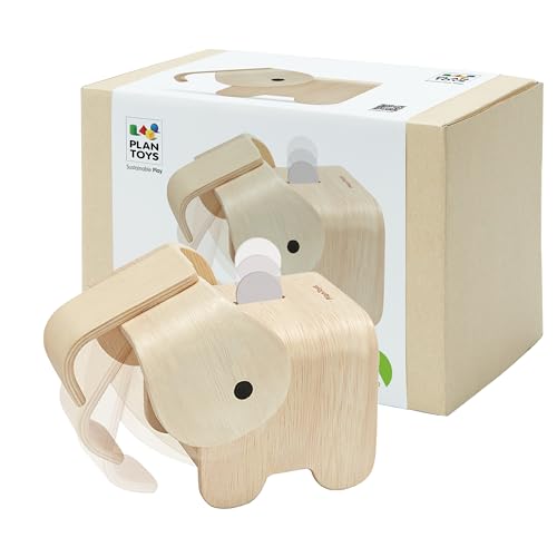 Tirelire Elephant Plan Toys solide pour apprendre à économiser - 2