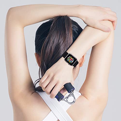 Nylon Sport Loop Band Compatible with Apple Watch Bands 49mm 46mm 38mm 40mm 41mm 42mm 44mm 45mm, Women Men Braided Elastic Replacement Band for iWatch Ultra 3 2 1 Series 11 10 9 8 7 6 5 4 3 2 1 SE by OLMAQO - Used condition - Image 6