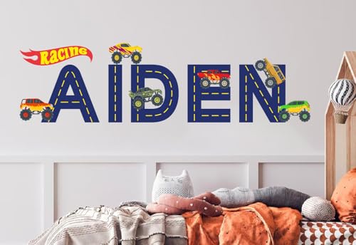 Vinilo Decorativo de Coche de Carreras para Habitación Infantil miniatura 2