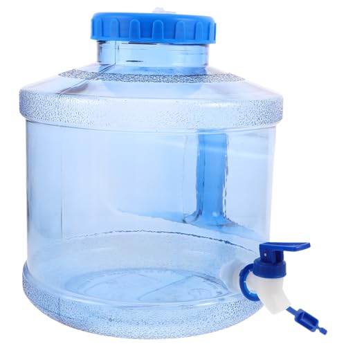 Distributeur eau camping bleu ciel avec robinet et poignée