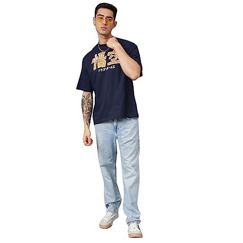 Image of Free Authority Minecraft Printed Loose Fit Grey Cotton Men's T-Shirt