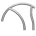 Inter-Fab DR-G3DE065-SINGLE Designer Economy Stainless Steel Pool Grab Rail Ladder (Single)
