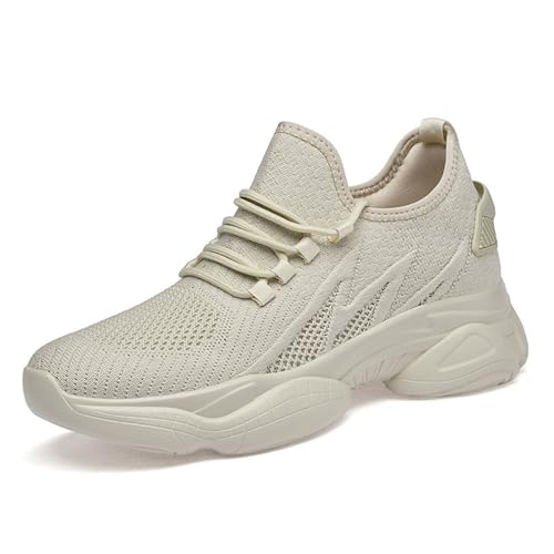 Image of Height Increasing Sneakers for Men and Women, Adjustable 2.4-4.0 in Hidden Lift Walking Shoes, Lightweight Breathable Mesh Elevator Sneakers