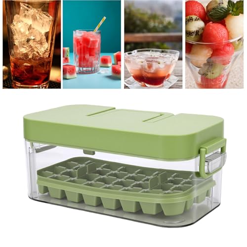 Bandeja de cubitos de hielo con tapa Zerodis de silicona miniatura 4