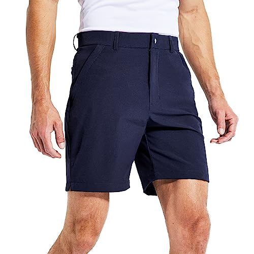 Haimont Men’s Nylon Hiking Shorts Quick Dry Lightweight Outdoor Travel Camping Shorts With Pockets, Stretchy, Dark Blue, Xl #TOP3