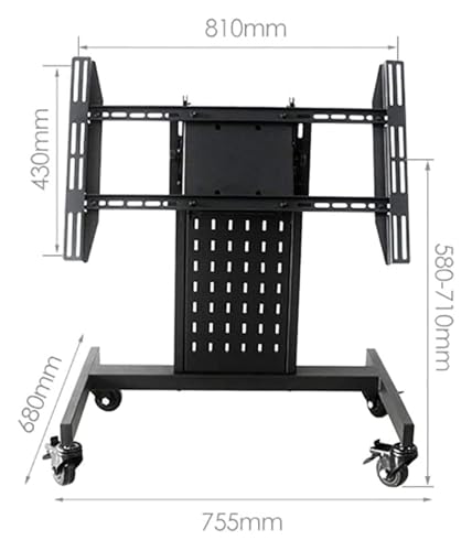 Soporte móvil para TV con ruedas ajustable miniatura 6
