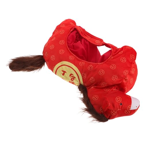 Bandeau confortable et décoratif cheval rouge pour déguisement carnaval et anniversaire