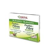 Frutas y Fibras Doble Acción 12 unidades masticables de Ortis