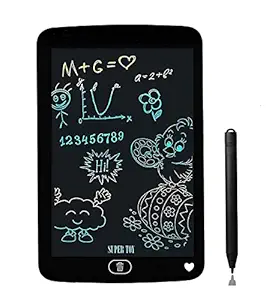 SUPER TOY 8.5 Inch LCD Writing Tablet E-Notepad Ruff Pad (Multicolor)