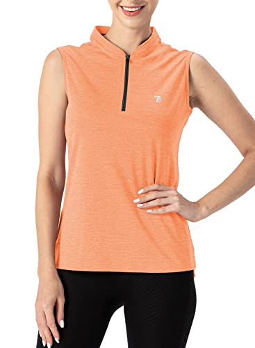 Polo de golf respirant UPF 50+ YSENTO avec zip pour femme