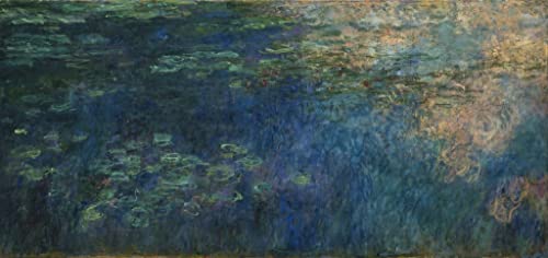 Affiche toile les Nymphéas de Claude Monet, portrait d'art mural