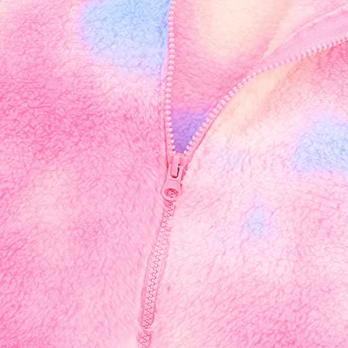 Image of Toddler Girls Boys Fleece Hoody Jacket Zip Up Teddy Coat Warm Winter Outwear