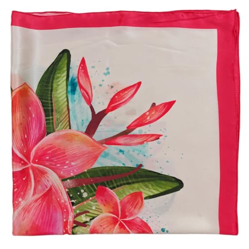 Image of Satin Silk Small Square Scarf for Women, Printed Soft and Comfy Neck Head Tie Scarf Bandana