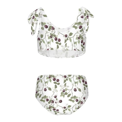 KLL Girls Swimsuit Cute Toddler Girls Swim Suit with Adjustable Strap2