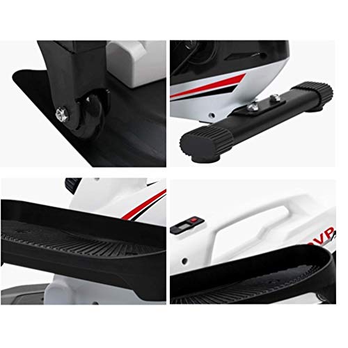 Image of Mini Stair Stepper w /Bands Black Elliptical Twist Step Machine Portable with LED Display, Multifunctional Home Trainer S