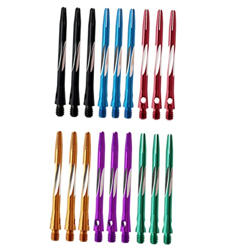 Toddmomy 6pcs Aluminum Shafts Replacement Shafts for Rods Smooth Surface 2ba Thread