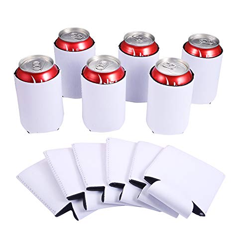 Sublimationsrohlinge Dosenkühler - 12 Stück Neopren-Bierkühler ideal für DIY-Projekte für Hochzeit, Junggesellinnenabschied, Geburtstage Cover