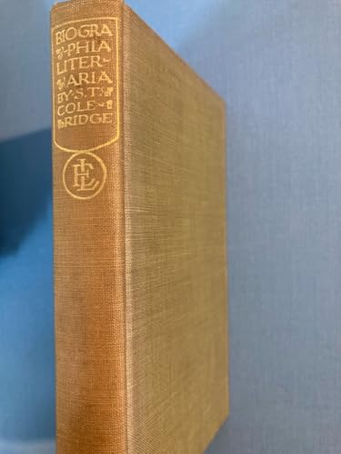 Biographia Literaria B000S3R6D8 Book Cover