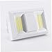 DOITOOL 4pcs Magnetic Wardrobe Lamp White Light Battery Wall Light for Home Use Easy to Install Practical Lighting Tool for Closet Hallway