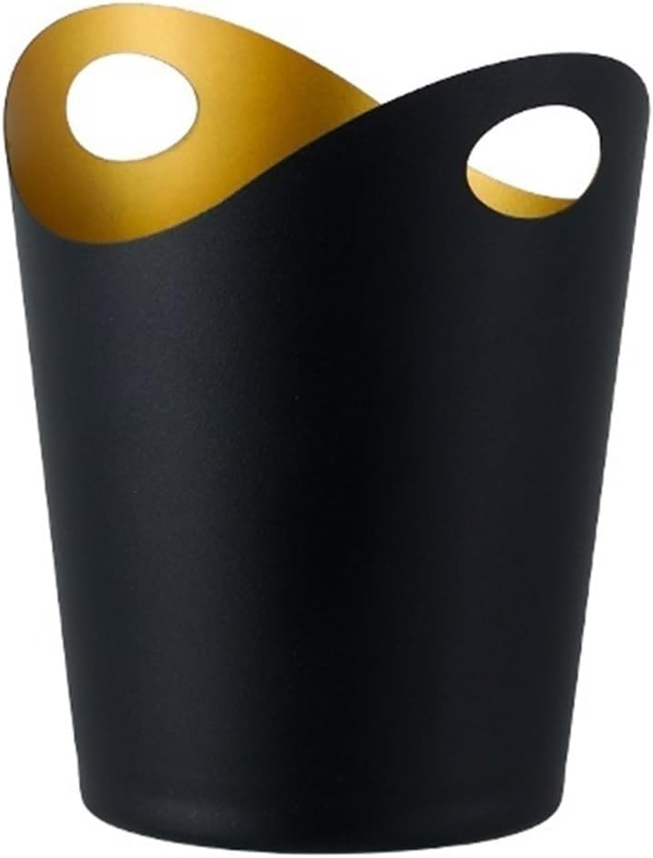 Ice Bucket Stainless Steel Ice Bucket Beverage Tub For Wine Champagne Beer KTV Clubs Bar Parties Beverage Ice Tub(Black)