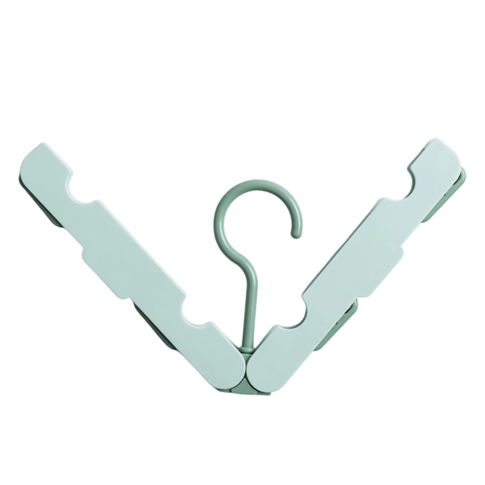 LUCKGONI Portable Foldable Clothes Hanger for Travel Folded Expanded ABS Sturdy Nonslip Multiple Color