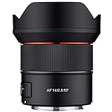 Rokinon AF 14mm F2.8 Wide Angle Auto Focus Full Frame Weather Sealed Lens for Canon RF Mount, Black...
