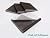 4 Pieces of Door Corner Seals Corner Seal Pads to The Bottom of Your Exterior Doors to Keep Out The Winter Cold & Summer Heat Door Weatherstripping (Dark Brown)