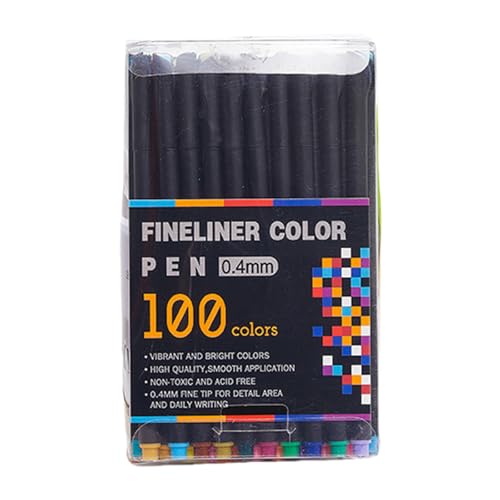 Stylo à encre gel coloré anti-bavure à séchage rapide pour gauchers et étudiants