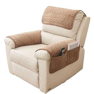 vctops 3 Pieces Velvet Plush Recliner Armrest Cover Headrest Cover with Pockets Soft Fuzzy Non Slip 2 Armchair Slipcovers and 1 Headrest Protector for Recliner Leather Sofa Couch(Brown,1 Seat) vctops 3 Pieces Velvet Plush Recliner Armrest Cover Headrest Cover with Pockets Soft Fuzzy Non Slip 2 Armchair Slipcovers and 1 Headrest Protector for Recliner Leather Sofa CouchBrown1 Seat