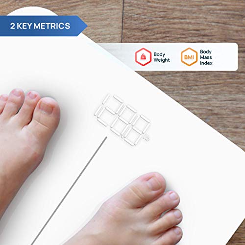 Inevifit Smart Premium Bathroom Scale, Highly Accurate Bluetooth Digital Bathroom Body Weight Scale, Precisely Measures Weight & Bmi For Unlimited Users #TOP1