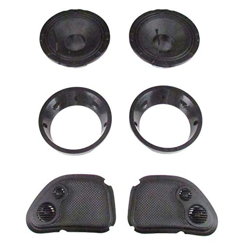 J&M Audio Rokker XXR 6.7インチ フロントスピーカー 1998-2013 ハーレーダビッドソン ロードグライド モデル用 - HR13-6712GTM-XXR