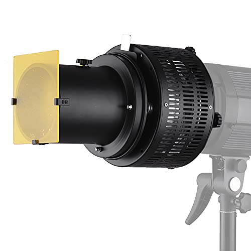 Domary Suporte de metal Bowens Refletor Snoot Difusor Flash para Fotografia Efeito Artístico