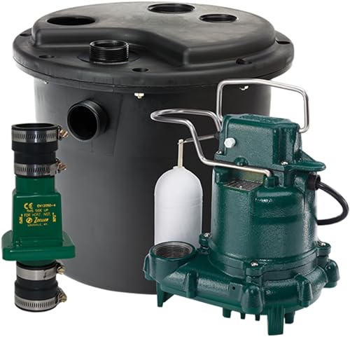 Zoeller 105-0001 Sump Pump, 12.50 x 14.50 x 14.50 inches, 19 Pound