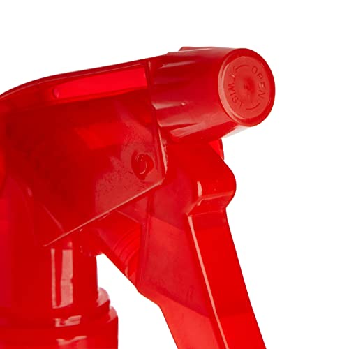 Juvale 6 Pack Empty Plastic Spray Bottles, All-Purpose Red Spray Bottles With Adjustable Nozzle And Misting Trigger For Cleaning Solutions, Dog Training, Hair, Plants (16 Oz) #TOP6