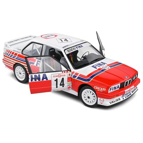 Modelo BMW E30 M3 1:18 Solido Blanco miniatura 2