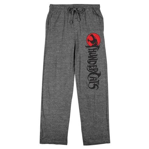 Thundercats Character Silhouette Men's Gray Heather Sleep Pajama Pants