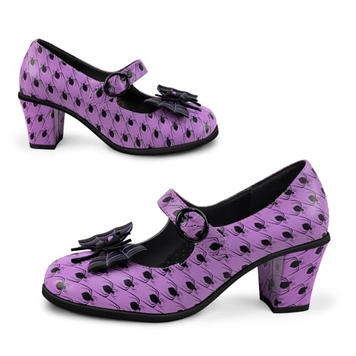 Image of Hot Chocolate Design Artistic Women's Mid Heel Strap Pumps | Block Heel Design, Vegan Faux-Leather Upper, Padded Footbed, Buckle Closure, Occasion Pumps for Women