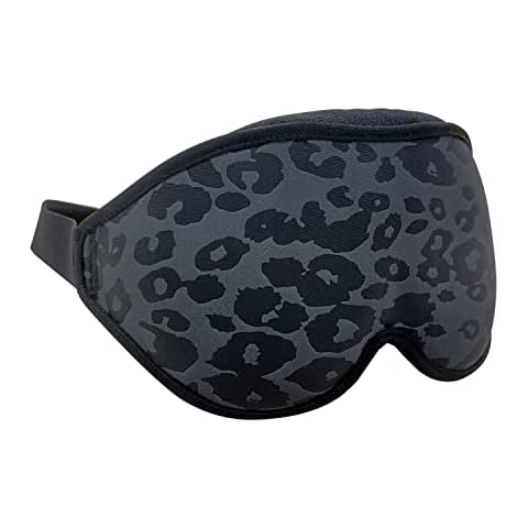 FOX-TECH Sleep Mask, 2022 Fashion Comfortable Eye Mask for Men Women, 100% Light Blocking Sleeping Mask, No Pressure Soft Eye Masks Covers for Sleeping Blindfold for Travel/Yoga/Nap Cover