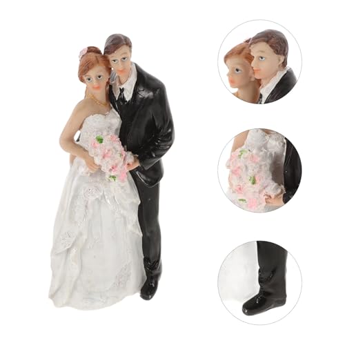 Figuras de novios para tarta de bodas POPETPOP con diseño europeo romántico 6