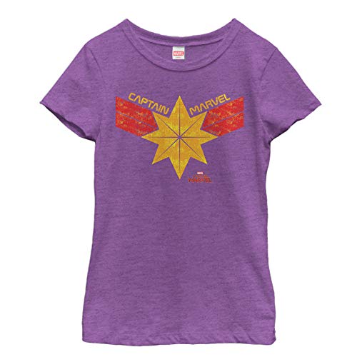 Marvel Little, Big Ribbon Girls Short Sleeve Tee Shirt