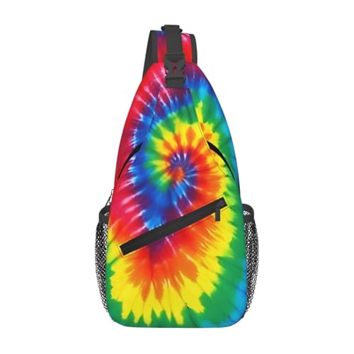 Morrales unisex Tie Dye Negro para senderismo