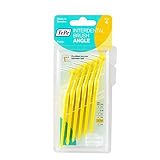 TePe Interdentalbürste Größe 4 0,7 mm Winkel – 5 Stück, insgesamt 30