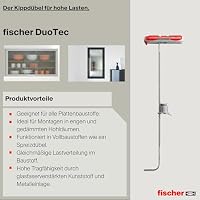 fischer DUOTEC 12-Kippdübel zum Befestigen von Garderoben, Hängeschränken UVM. in Gipskarton-und Gipsfaserplatten-10 Art-Nr. 542590, 10 Stück – Ansicht 5